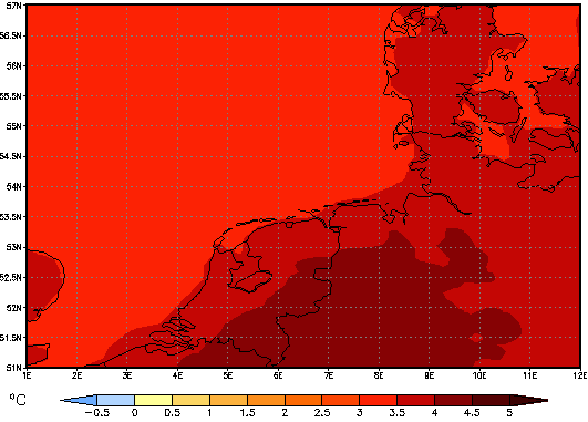 Area mean of this climate scenario: +3.5°C