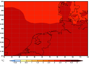 Area mean of this climate scenario: +3.6°C