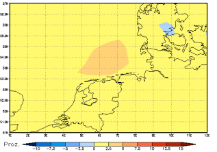 Area mean of this climate scenario: +2%